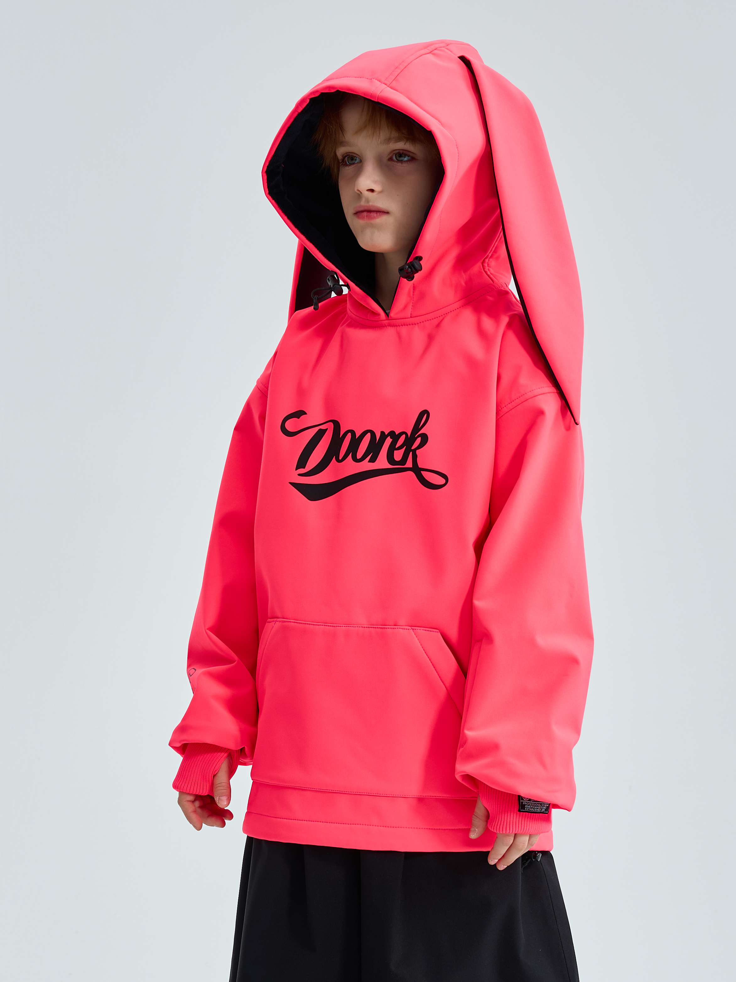 Doorek Kids Bunny Ear 3L Snow Hoodie Doorek | Snowears.com