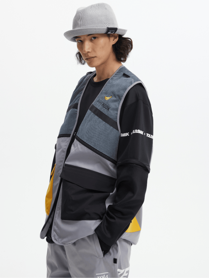 Tolasmik x Banana Hook Explorer Cargo Vest - Unisex - Snowears- vest