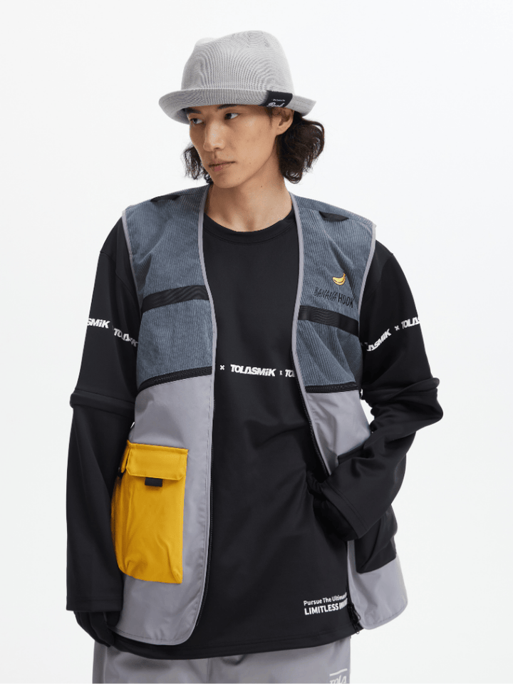 Tolasmik x Banana Hook Explorer Cargo Vest - Unisex - Snowears- vest