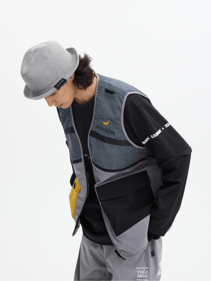 Tolasmik x Banana Hook Explorer Cargo Vest - Unisex - Snowears- vest