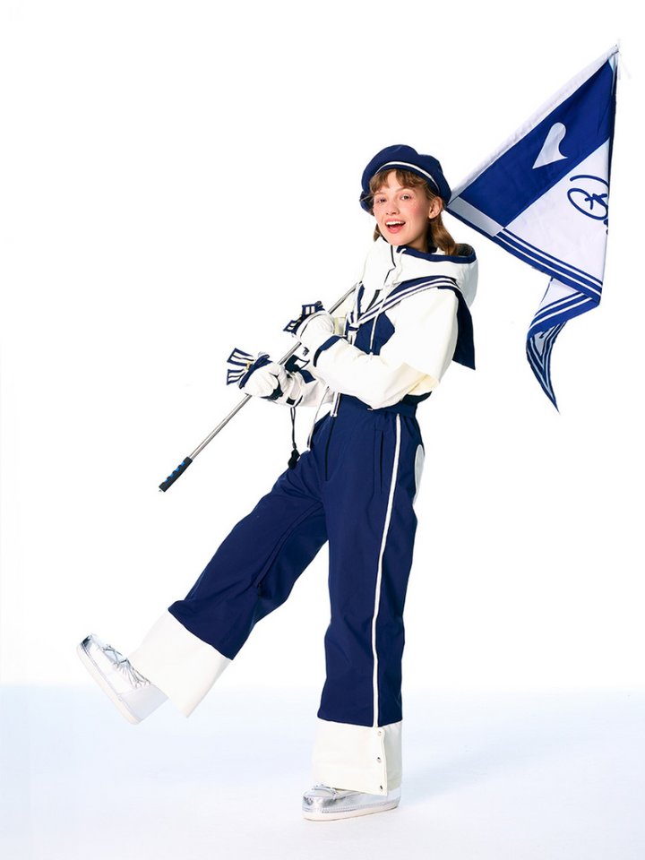 BCG Vintage Sailor Ski Bibs - Women's - Snowears- Pants