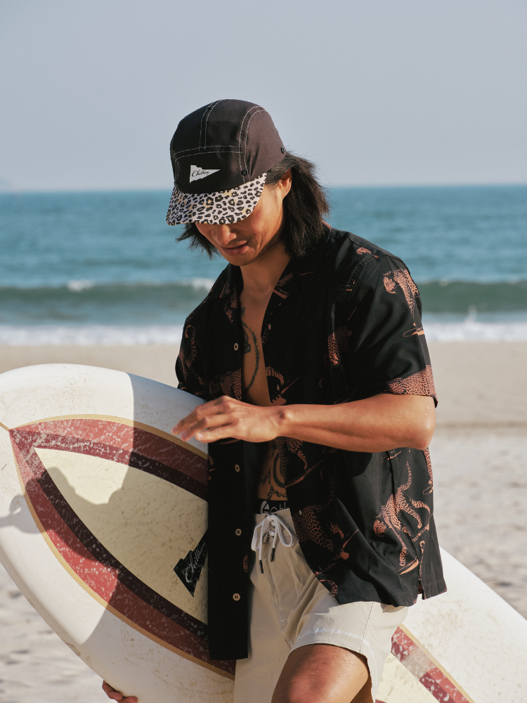 CHILLHANG Heatstroke Leopard Shirt - Unisex Black ChillHang | Snowears.com