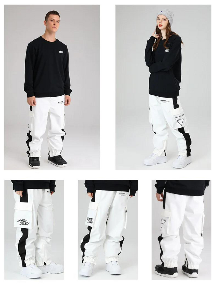 Searipe Reflective Cargo Snow Pants - Women's - Snowears- 