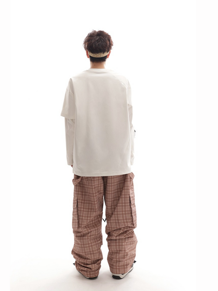 Molocoster Checkered Snow Pants - US Only - Snowears- snow pants