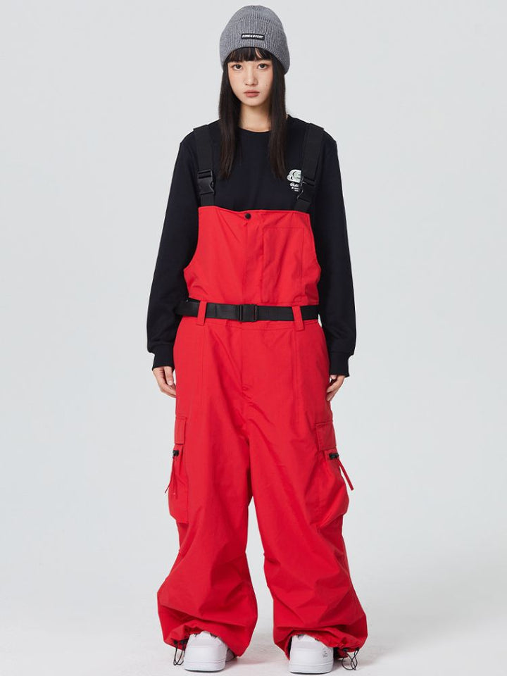 Searipe 3L Side Release Buckle Belt Snow Bibs - Snowears-snowboarding skiing jacket pants accessories