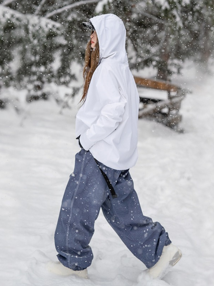 POMT Demin Baggy Snow Pants - Unisex - Snowears- Snow/Ski Pants