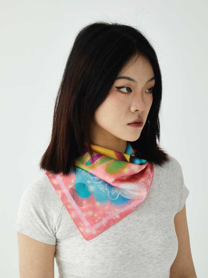 DISOV Crybaby Angel Y2K Bandana - Snowears- Bandana