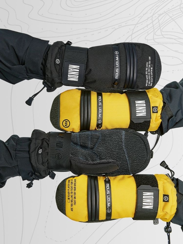 NANDN WristGuard Pro KEVLAR Snowboarder Mitten - Snowears- Gloves & Mittens