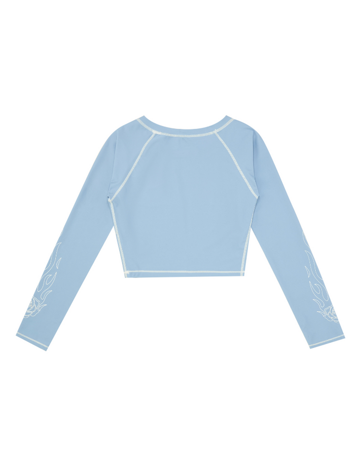 CHILLHANG Classic UPF50+ Surf Long Sleeve Rash Guard - Women's - Snowears- T-Shirts