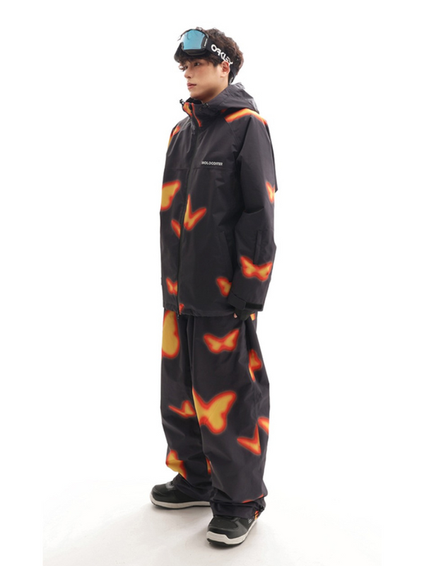 Molocoster Flame Butterfly Snow Suit - Unisex - Snowears- Suits