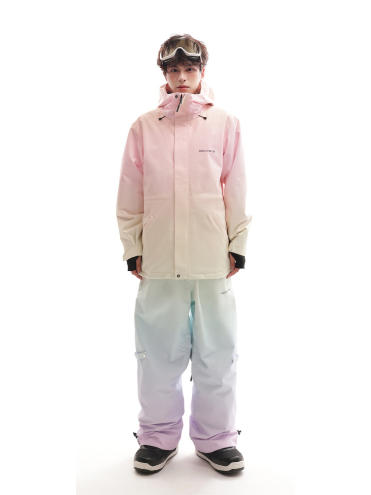 グローブ、おしりパッドおまけ付MOLOCOSTER スノーボードウェア Lサイズ ネームレスエイジ GORE-TEX ゴアテックス スノーボード ミトン