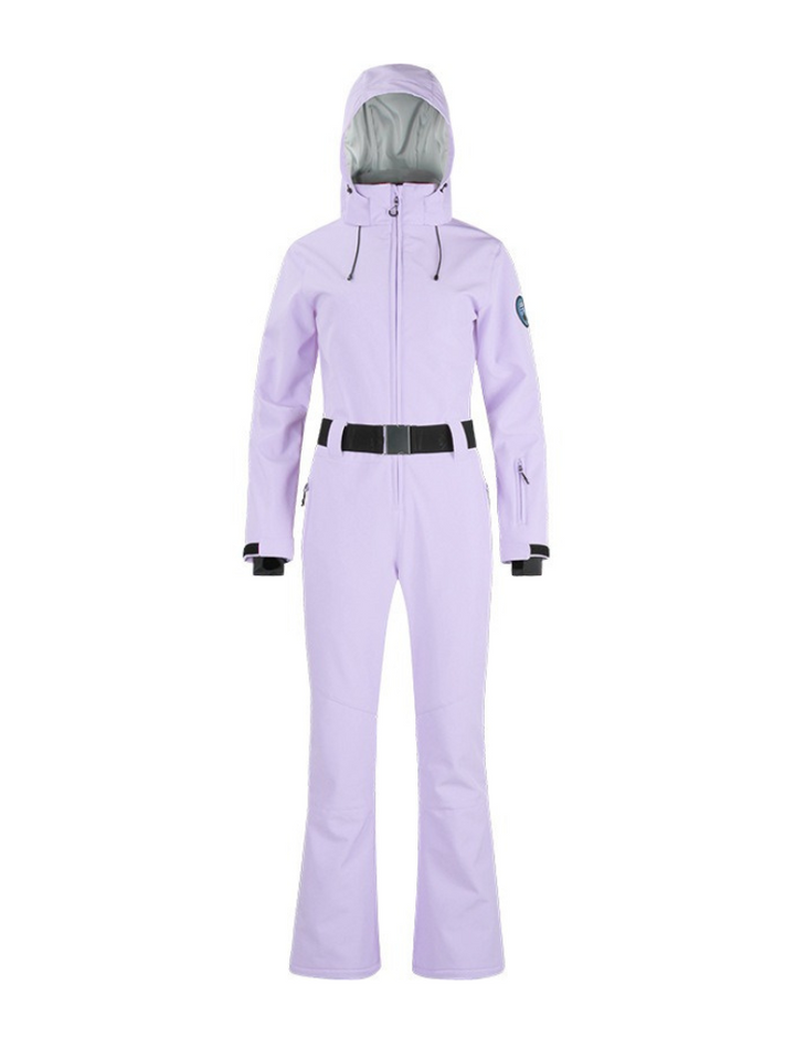 Gsou Snow Women‘s Belted Flare One Piece - Snowears-snowboarding skiing jacket pants accessories
