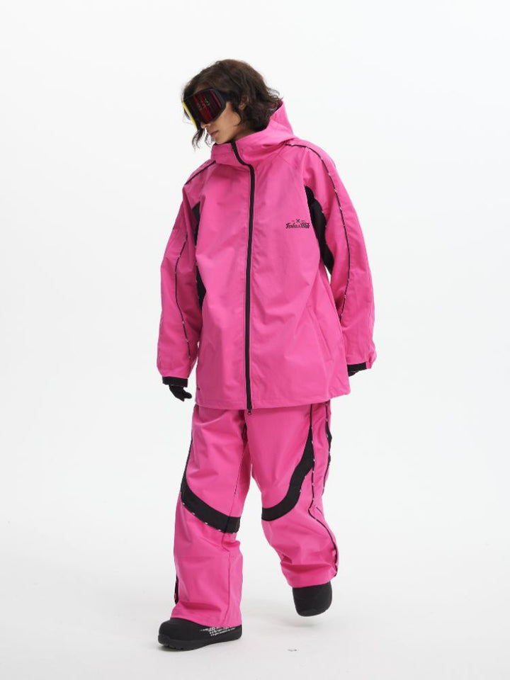 Tolasmik TK PRO+ Printed Stitching Snow Suit - Women's - Snowears- Women snow/ski suits