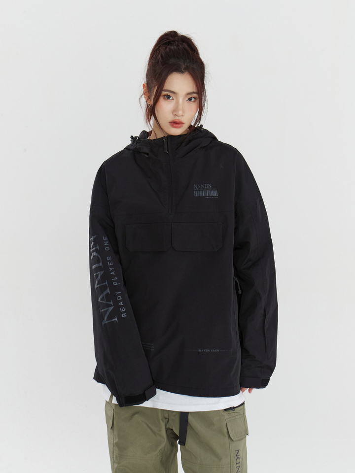 NANDN Outerwear Ski Pullover Shell Jacket - Women's - Snowears- Jackets