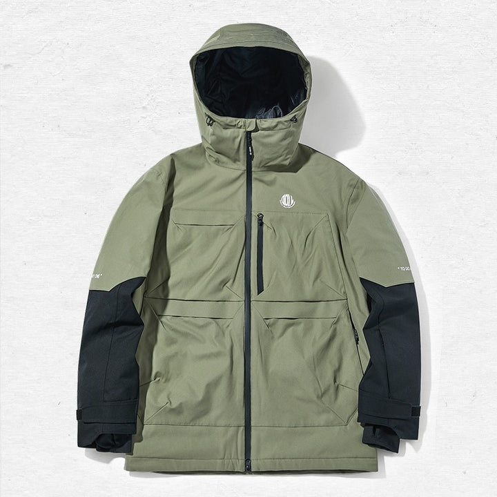 NANDN X DOLL Parker Colorblock Insulated Jacket - Snowears-snowboarding skiing jacket pants accessories