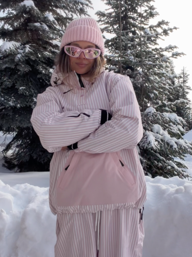 Molocoster 3L Striped Fleece Snow Pullover - Unisex Molocoster | Snowears.com