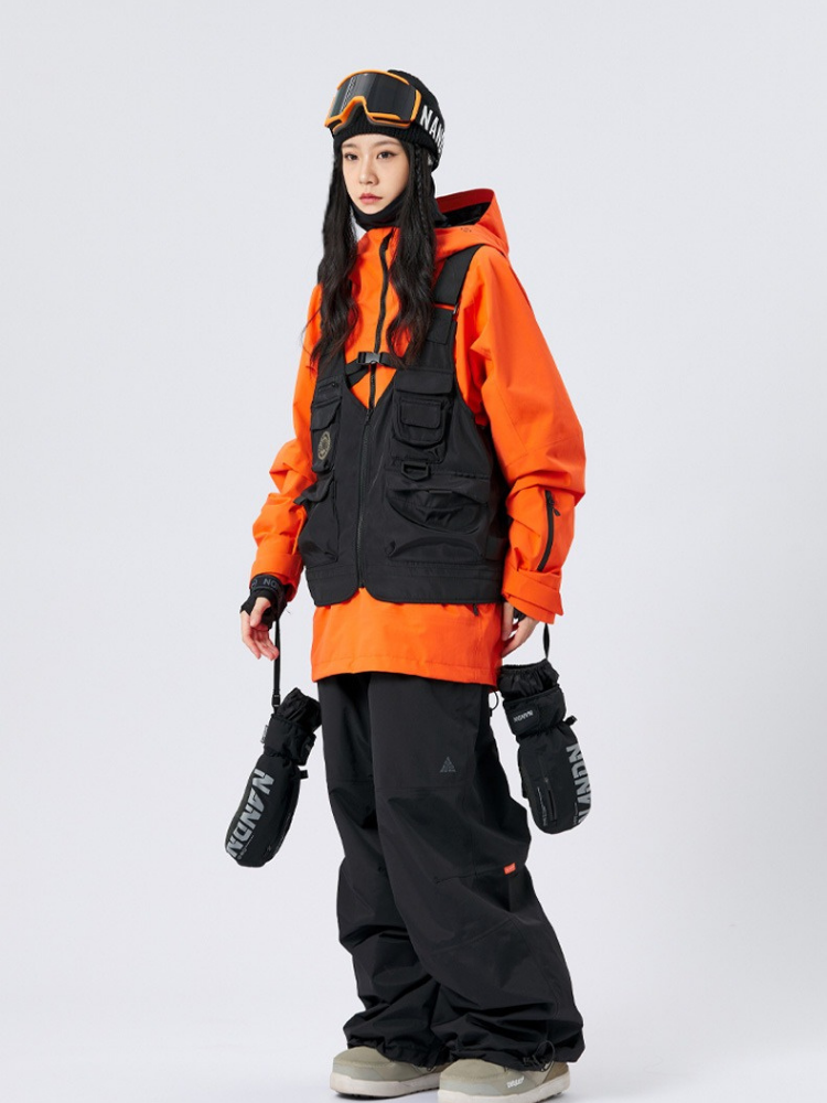 NANDN 3L Shield Lite Half-Zip Shell Jacket - Unisex - Snowears- Jackets