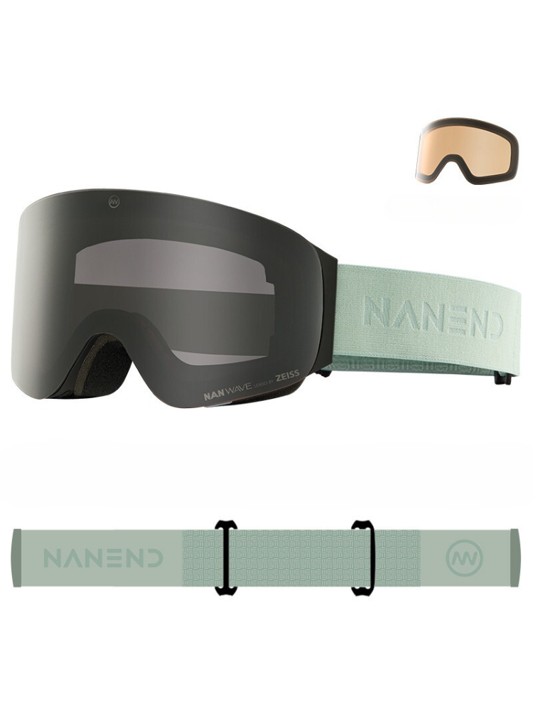 NANEND LumenFlash Zeiss Ski Goggles - Snowears- goggle