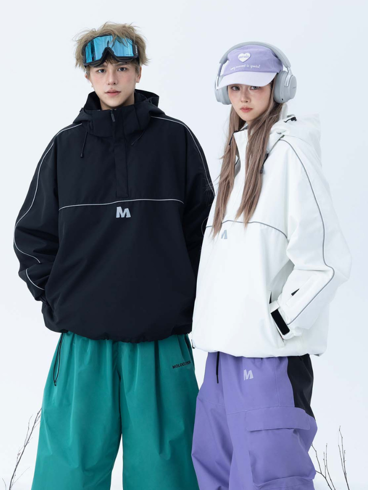 Molocoster Drift 3L Baggy Ski Fleece Pullover - Unisex - Snowears