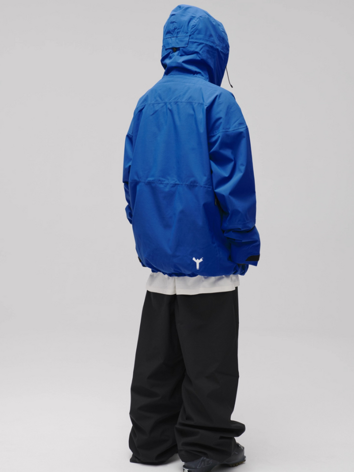 Winter Ticket Klein Blue Baggy Ski Jacket - Unisex Winter Ticket Klein Blue Baggy Ski Jacket - Unisex