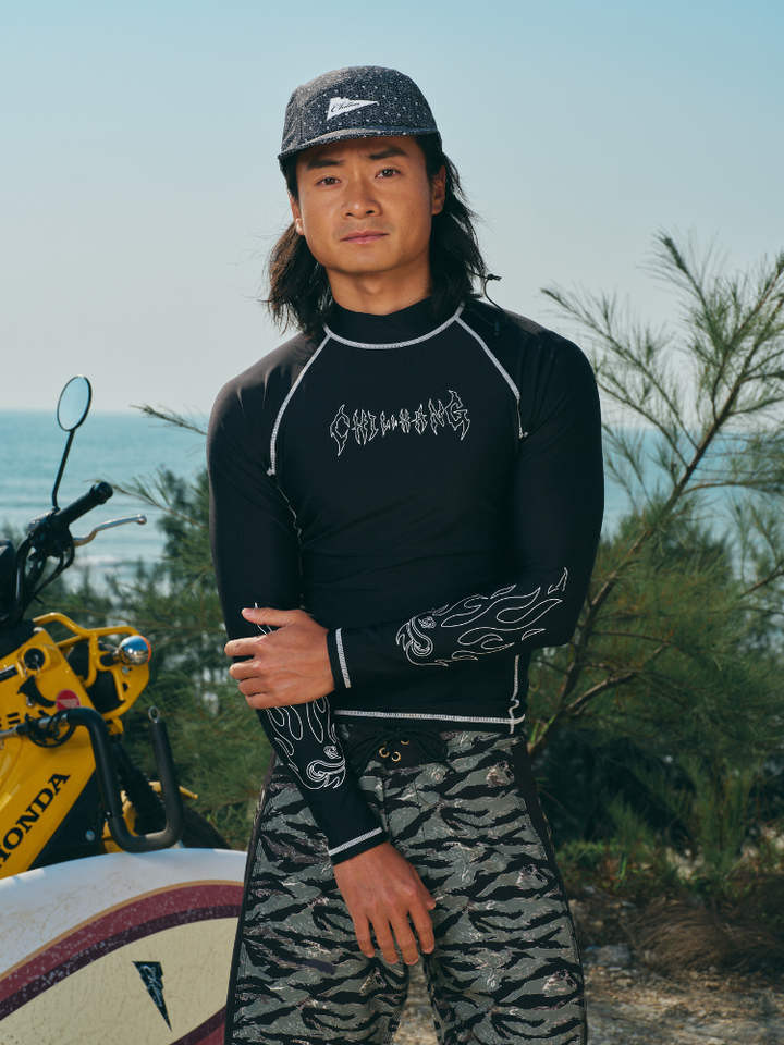 CHILLHANG UPF50+ Long Sleeve UV Rash Guard - Men's - Snowears- T-Shirts