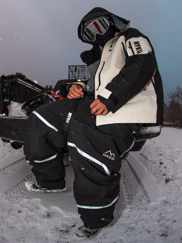 MYKU Nova Fleece Lined Baggy Ski Pants - Unisex