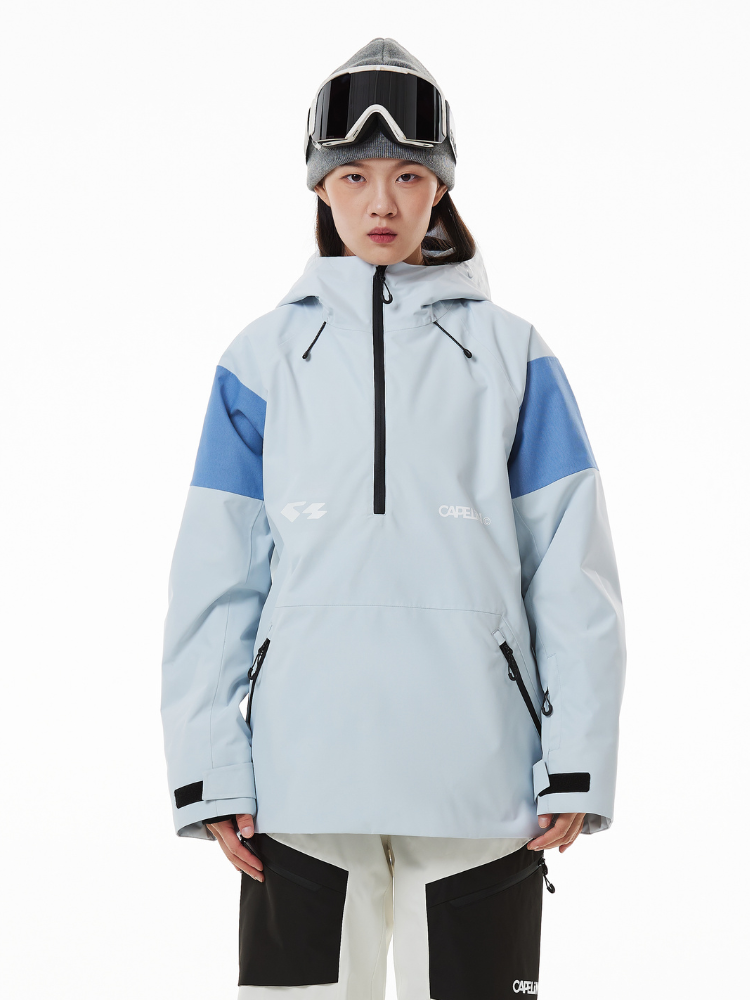 Capelin Crew Gamma Pullover Snowboard Jacket - Unisex Blue Capelin Crew | Snowears.com