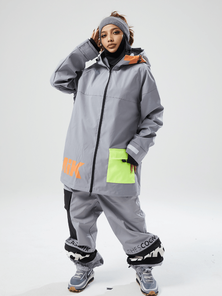 Tolasmik Snowboarding Baggy Style Cargo Snow Pants - Women's - Snowears- Womens snowboard/Ski Pants