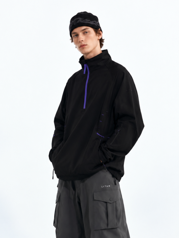 LITAN Half-Zip Fleece Snow Pullover - Men's LITAN | Snowears.com