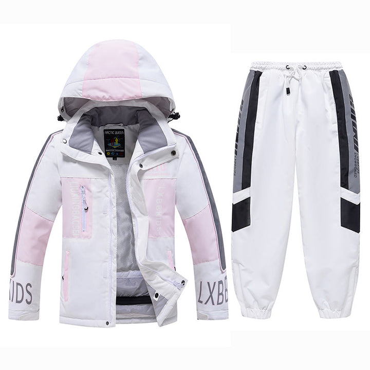 ARCTIC QUEEN Kids Reflective Extreme Ski Suit - Snowears-snowboarding skiing jacket pants accessories