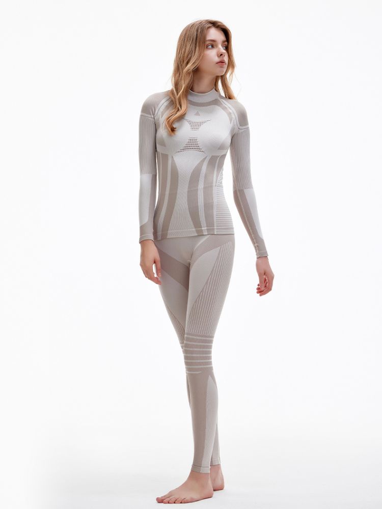 NANDN Seamless Body-Hugging Base Layer - Women's - Snowears- Ski Thermal Underwear
