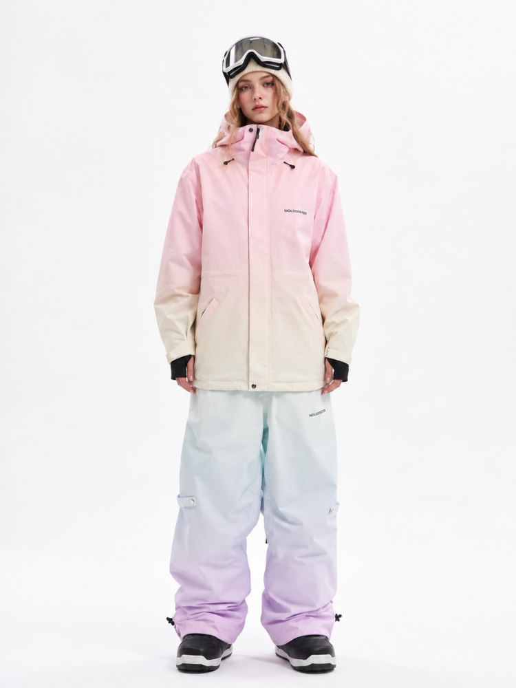 Molocoster 3L Rainbow Unicorn Snow Suit - Unisex Molocoster | Snowears.com