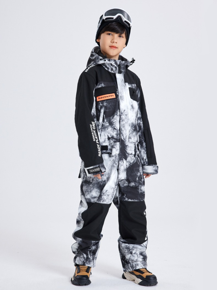 NANDN Kids Little Expedition Snow One Piece - Snowears- kids one piece