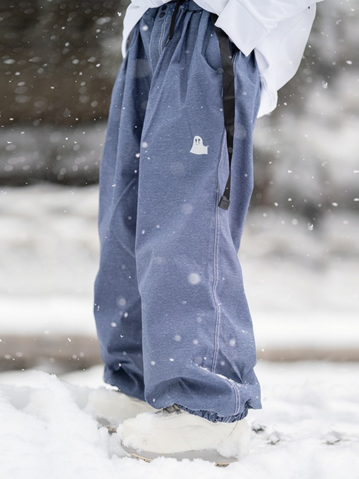 POMT Demin Baggy Snow Pants - Unisex - Snowears- Snow/Ski Pants