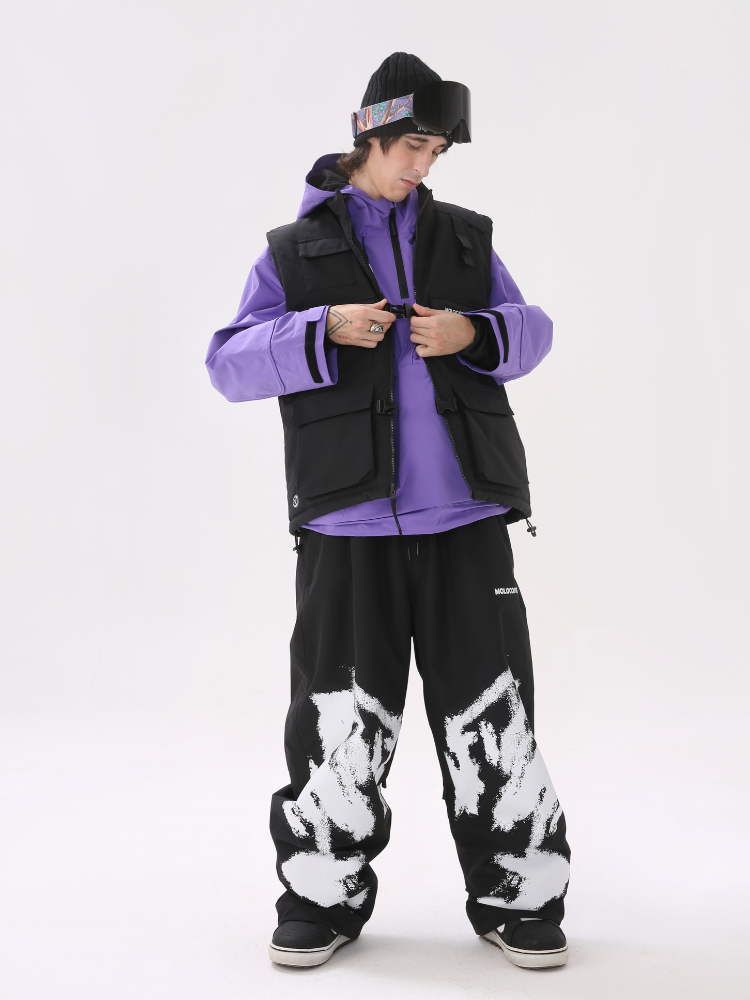 Molocoster 3L Graffiti Snow Pants - Unisex - Snowears- Pants