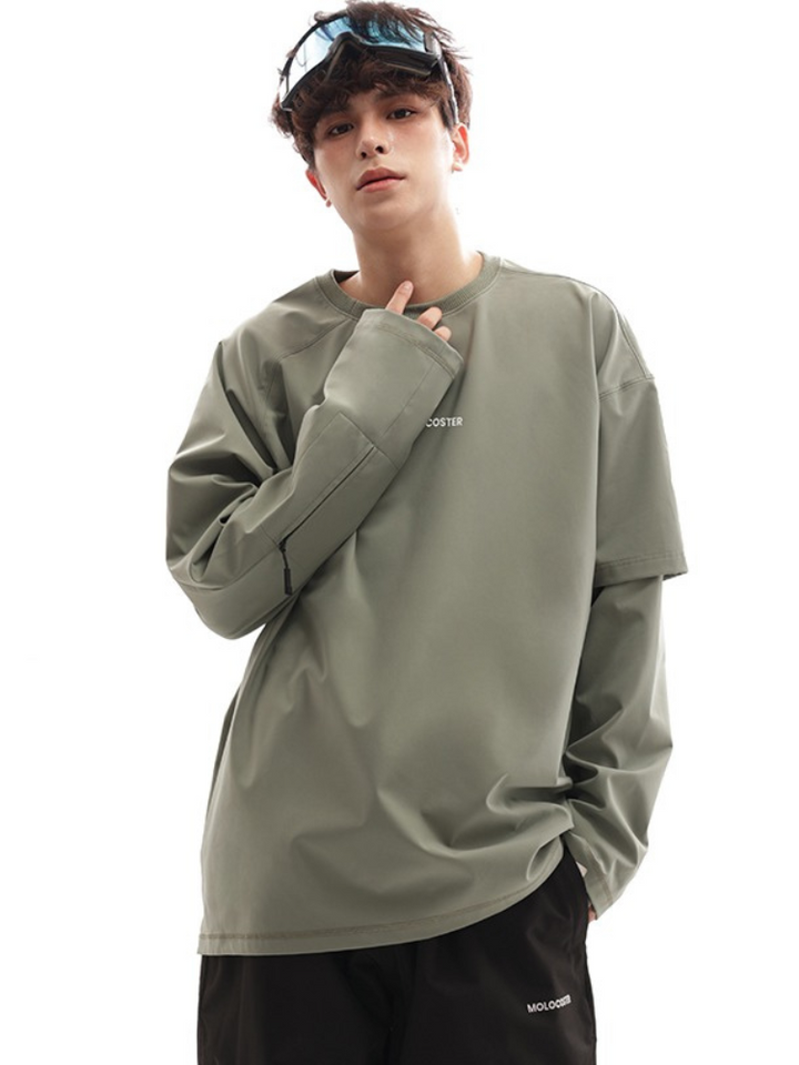 Molocoster Double Layer Sleeves Hoodie - US Only - Snowears- Hoodies & Sweaters