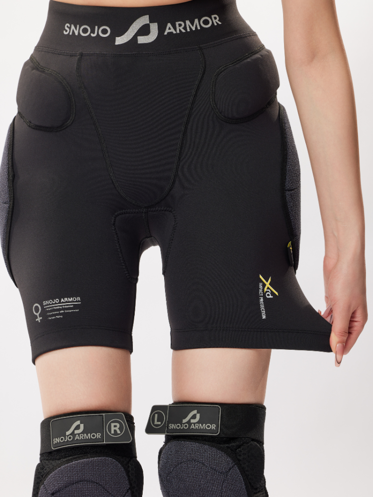 SNOJO ARMOR The Shield XRD® Protection Hip Shorts - Women's Hip Protection SNOJO ARMOR | Snowears.com