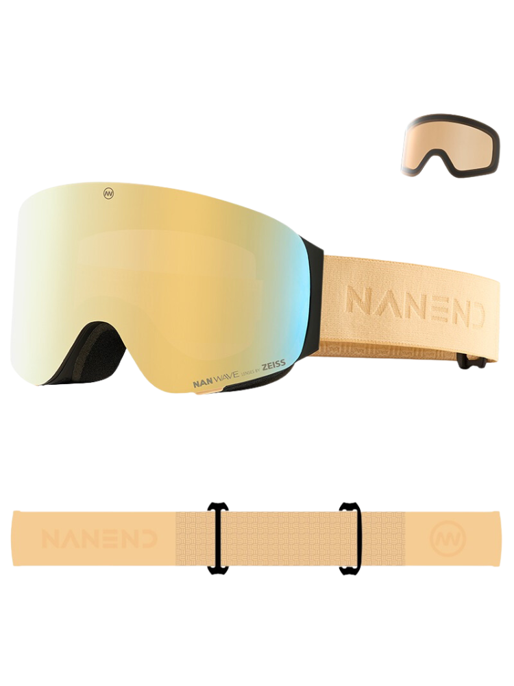 NANEND LumenFlash Zeiss Ski Goggles - Snowears- goggle