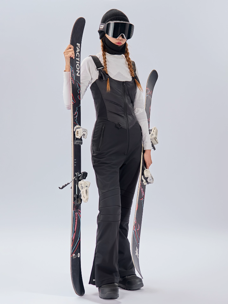 Doorek Down Slim Ski Bib - Women's Black Doorek | Snowears.com