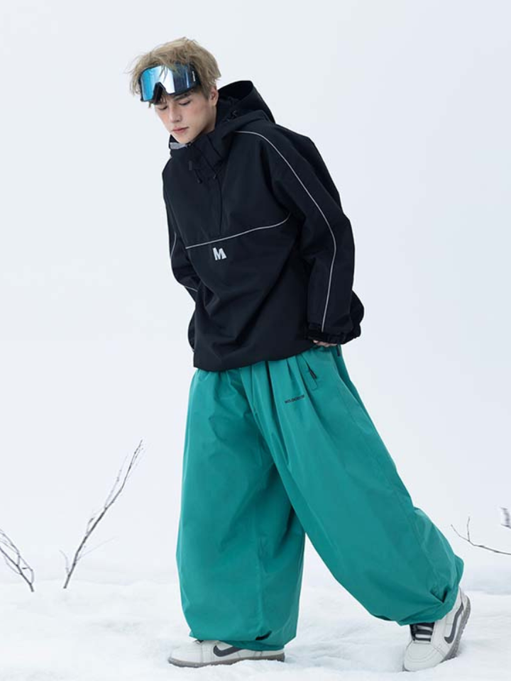 Molocoster Parachute Baggy Ski Pants – Unisex - Snowears