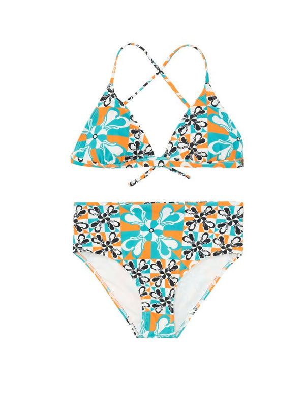 CHILLHANG Original Flower Print Bikini Set 2 Piece Swimsuit - Snowears- swimwear