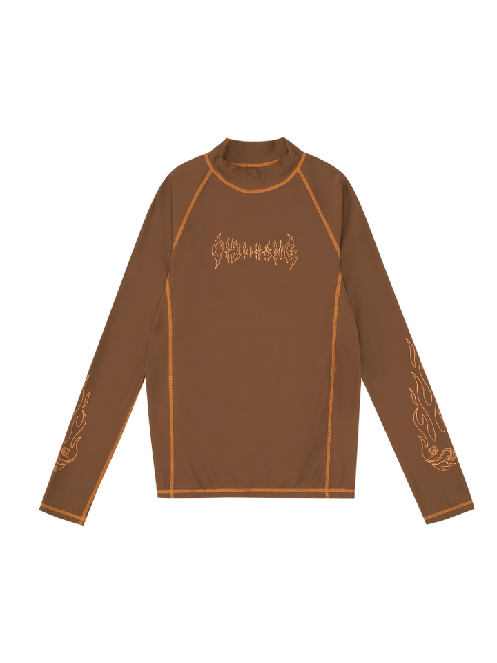 CHILLHANG UPF50+ Long Sleeve UV Rash Guard - Men's - Snowears- T-Shirts