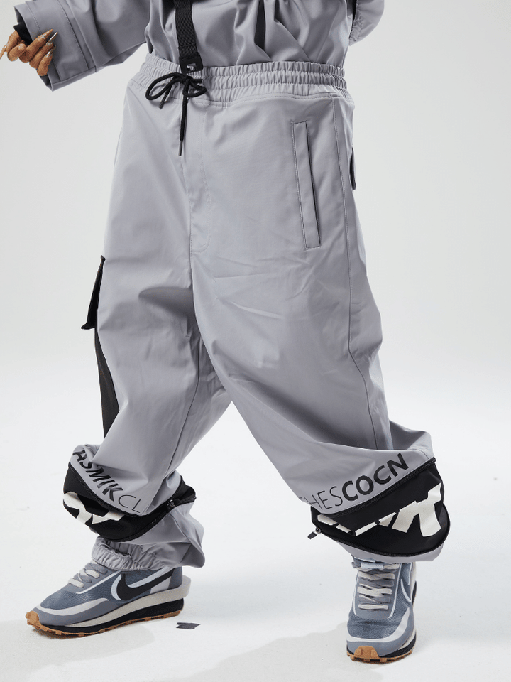 Tolasmik Snowboarding Baggy Style Cargo Snow Pants - Women's - Snowears- Womens snowboard/Ski Pants