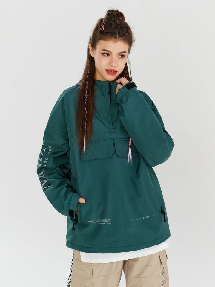 NANDN Outerwear Ski Pullover Shell Jacket - Women's - Snowears- Jackets