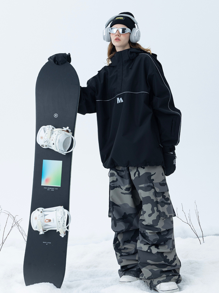 Molocoster 3L Camo Baggy Ski Pants - Unisex | Snowears