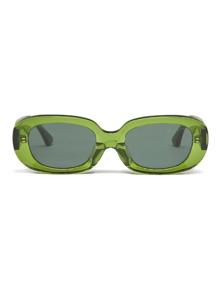 CHILLHANG Oval Island Style Sunglasses - Green Frame ChillHang | Snowears.com