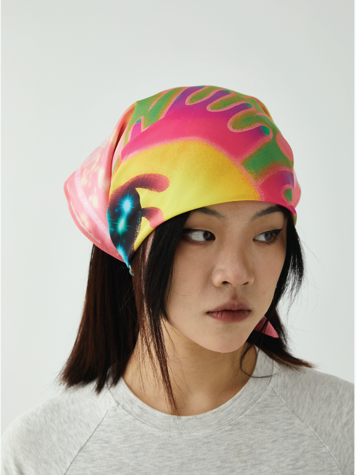 DISOV Crybaby Angel Y2K Bandana - Snowears- Bandana