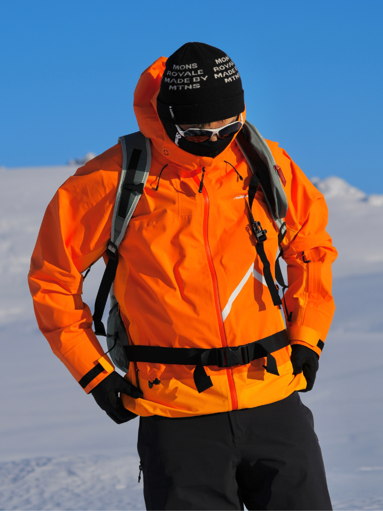 NIS 3L Apex Shell Ski Jacket – Unisex Orange Nowinsnow | Snowears.com