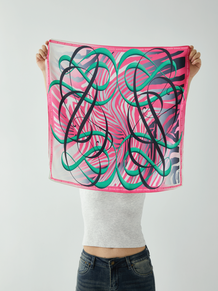 DISOV Pink Maze Bandana Pink DISOV | Snowears.com
