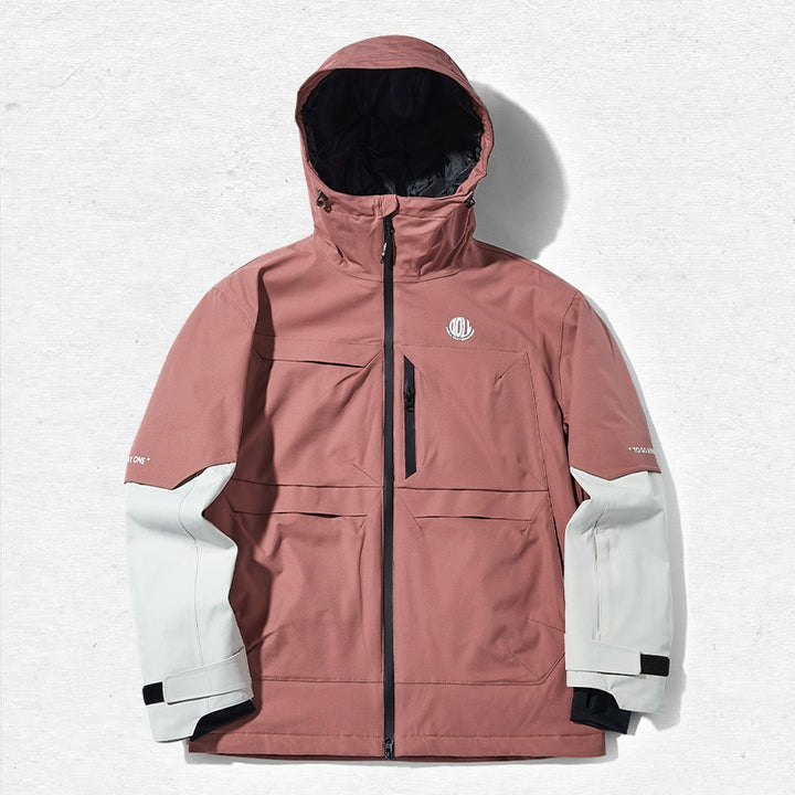 NANDN X DOLL Parker Colorblock Insulated Jacket - Snowears-snowboarding skiing jacket pants accessories